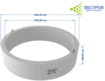 Кольцо стеновое КС15.9
