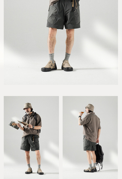 Шорты Nothomme BLUE cargo pocket shorts outdoor color-block shorts