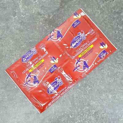 Пластины от мух и комаров "Ультра сила" без запаха, 10шт красные, Домовой