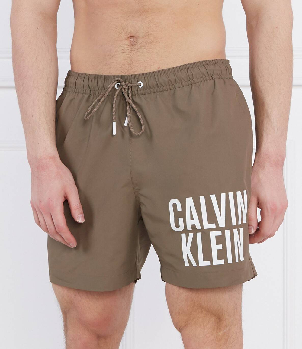 Шорты для плавания Calvin Klein Swimwear - коричневый(KM0KM00794)