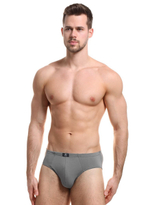 Хлопковые мужские трусы-слипы (Размер: M) (Цвет: синий)