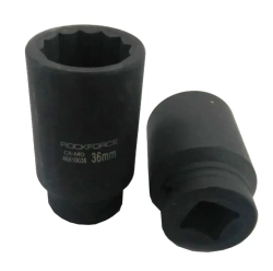Головка ударная глубокая 36мм 3/4''12гр. RockForce##Rock FORCE RF-46810036