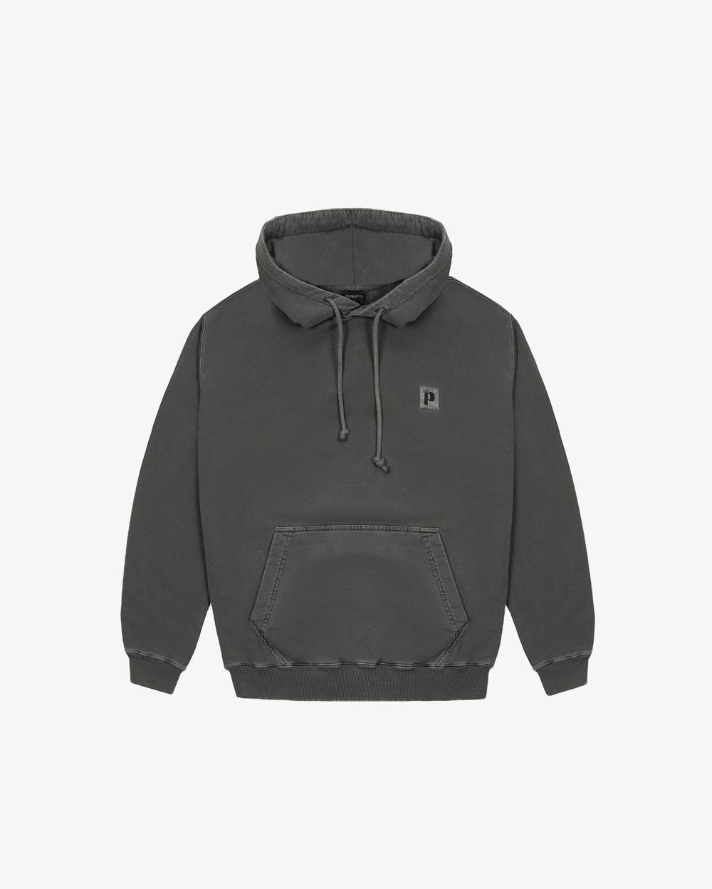 Худи P Logo LW серое