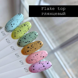 Flake Top Луи Филипп, топ с черными точками, no wipe, 15 мл