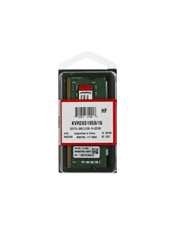 Kingston DDR4 SODIMM 16GB KVR26S19S8/16 PC4-21300, 2666MHz, CL19