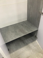 Шкаф многоцелевого назначения Инстайл ШК-29 бетон/белый