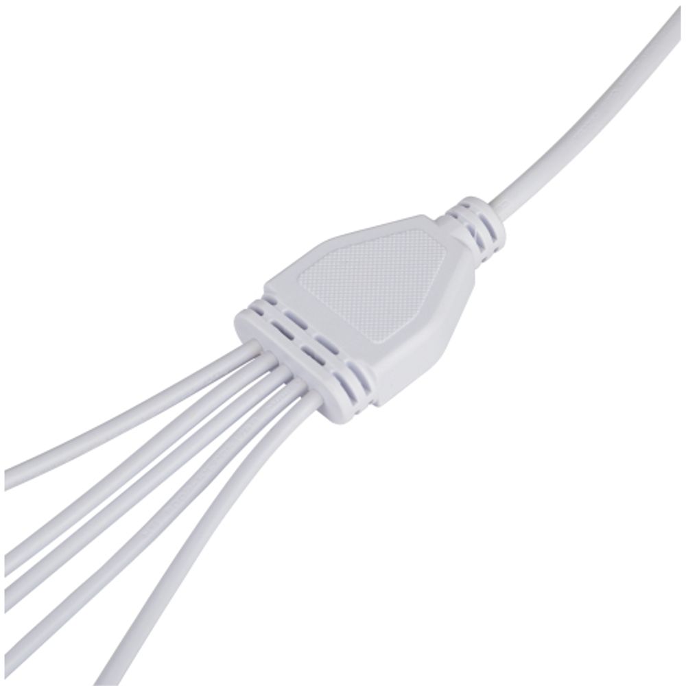 Разветвитель сетевой для линейных светильников ЭРА 5х IEC C7 2pin+timer на 5 точек с таймером 9, 12, 15H 2м | Аксессуары для фито светильников