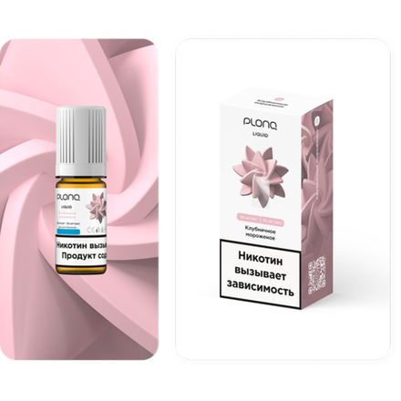 Жидкость Plonq Liquid - Клубничное Мороженое 10 мл
