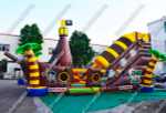 Надувной корабль "Пираты Карибского моря", 11*5,5*6 м