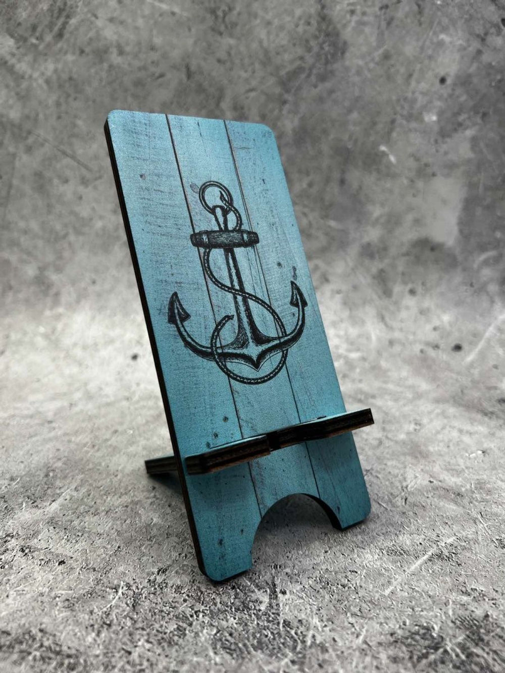 Подставка для телефона деревянная