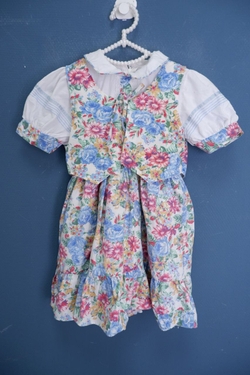 Платье с принтом на 6-7 лет