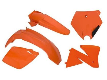 Комплект пластика для KTM SX-SXF400-520 00, EXC-EXCF 125-520 00-02 оранжевый RTech R-KITKTM-AR0-501