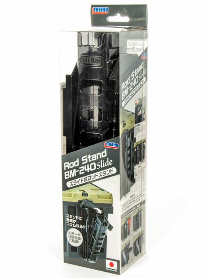 Держатель для удилища Meiho BM-240-SLIDE Black Black наклонный 74х60х273