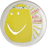 ЛАТВИЯ, 2018, 5 ЕВРО [СЕРЕБРО] [PROOF]