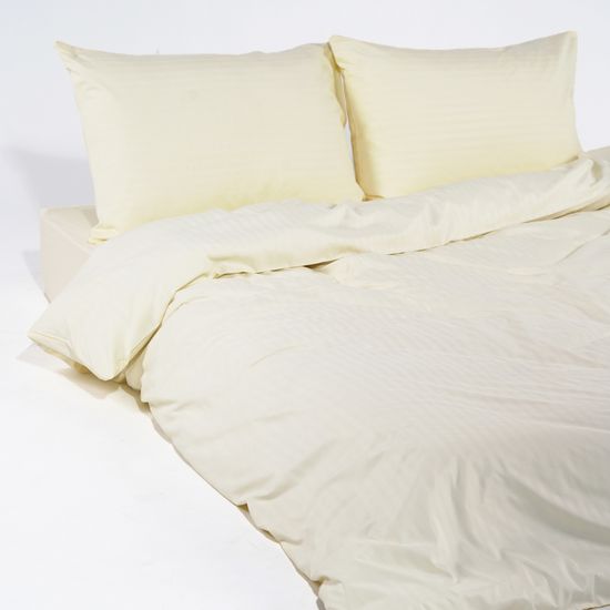 Простыня на резинке Ivory, 90x200х30, страйп полисатин HOMY