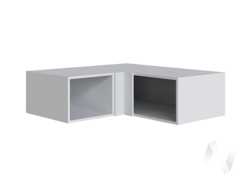 Антресоль угол прямой Мадрид 300 (белый/ателье светлое)