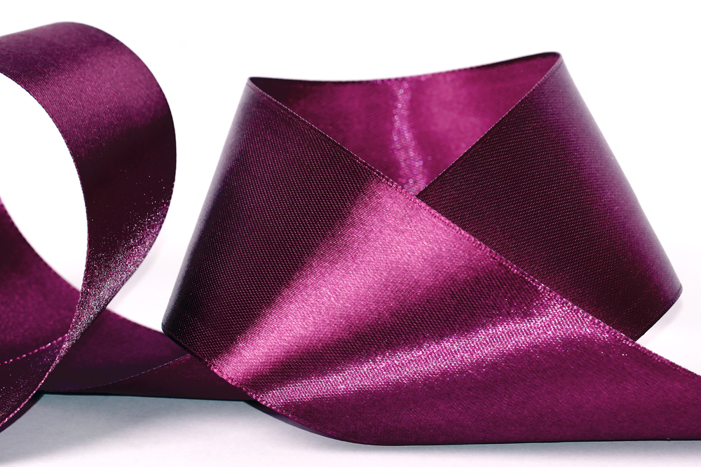 Лента атласная 50 мм "Gamma" №156 т.фиолетовый