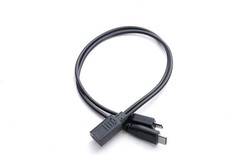 USB type C(f) разветвитель 1 гнездо на 2 штекера type С(m) + micro USB(m)