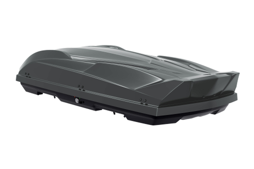 Автобокс на крышу автомобиля "Cybort Inception" 480 л (серый матовый) / ТюнАвто