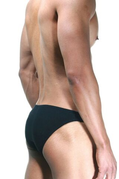 Черные эластичные трусы-слипы (Размер: XL) (Цвет: черный)