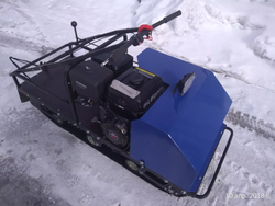 Мотобуксировщик AhtaR ЗИМА с реверсом (задний ход)