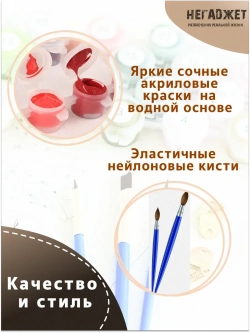 Картина по номерам Лист пальмы