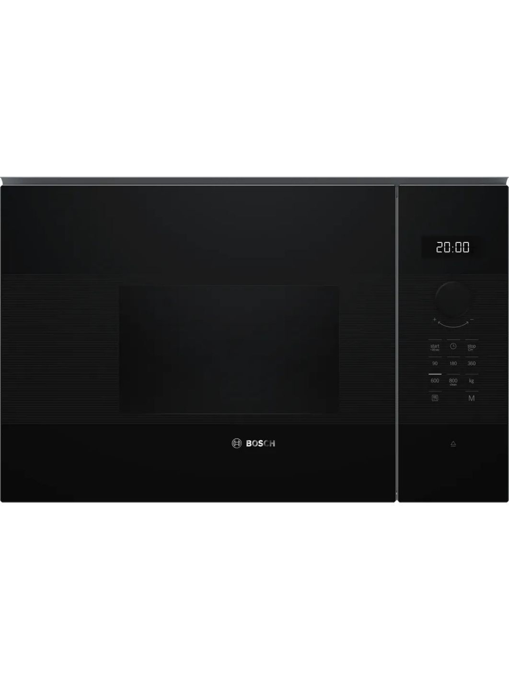 Встраиваемая микроволновая печь Bosch Serie 4 BFL524MB2, 800 Вт, 20л, черная