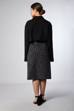 Блузка женская 4198АП, черный #463Ч094198АП