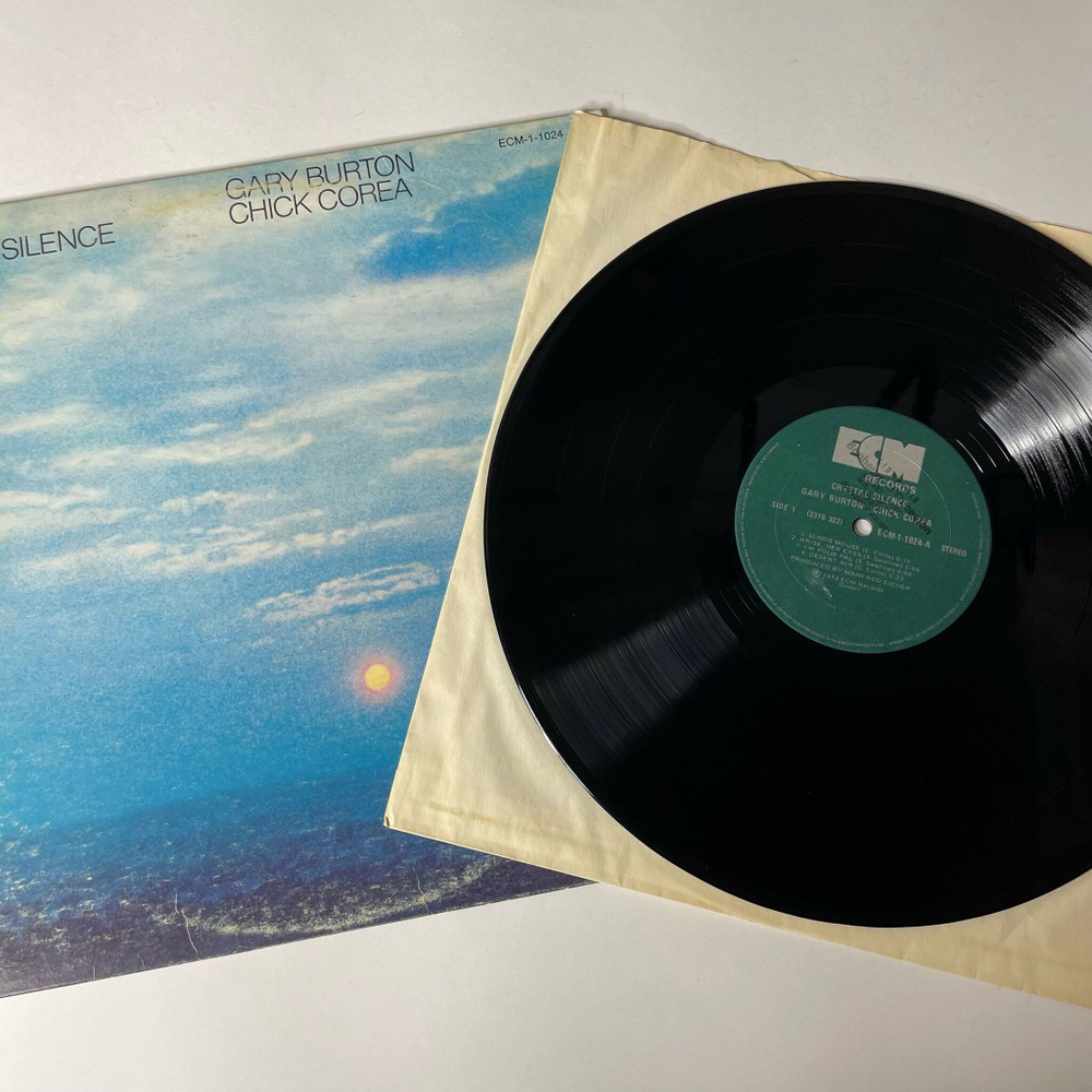Винтажная виниловая пластинка LP Gary Burton, Chick Corea Crystal Silence (Canada 1977) ECM Records