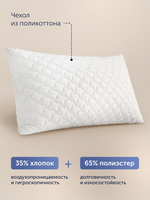Пенная подушка для путешествий БайТур (в дорожном чехле)