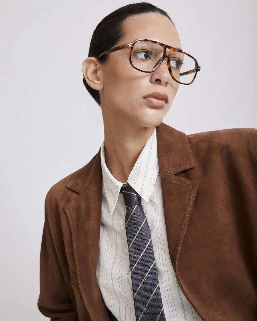 Жакет ЗАМША, Горчичный