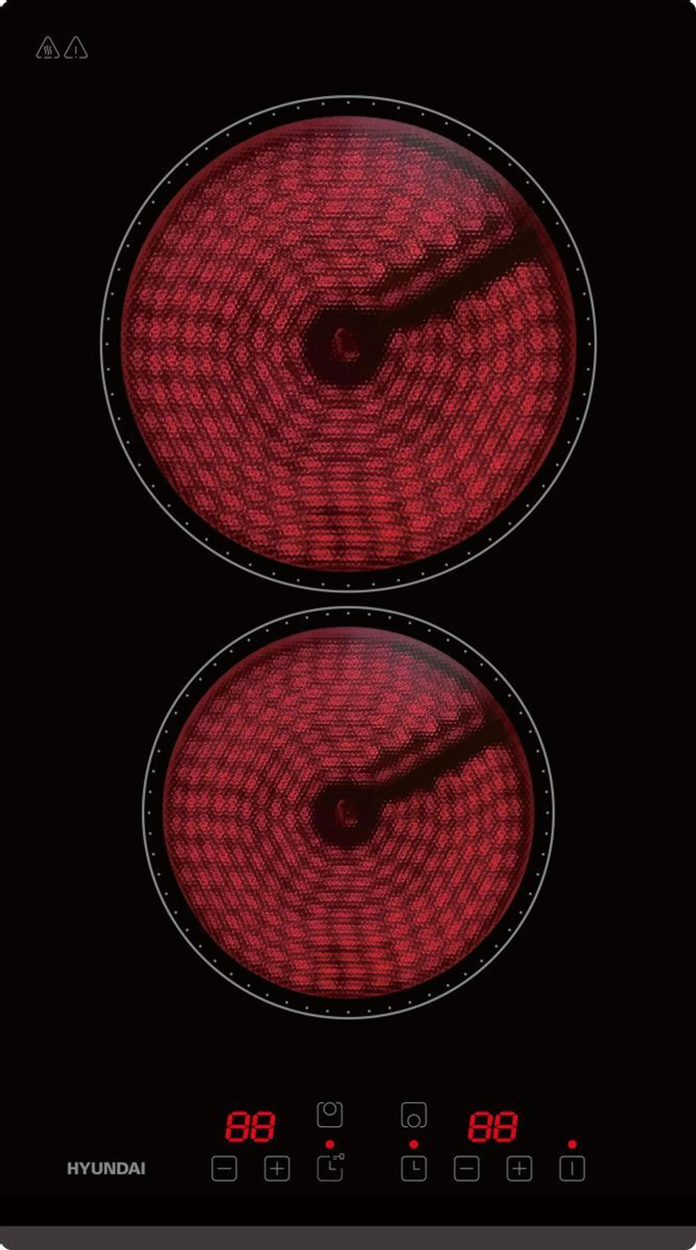 Варочная поверхность Hyundai HHE 3251 BG черный