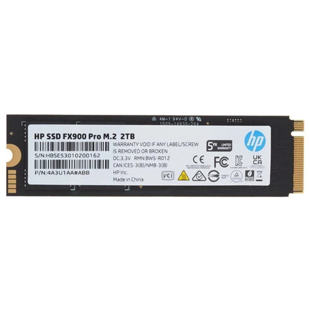 Накопитель SSD M.2 2280 HP FX900 Pro 2000 ГБ