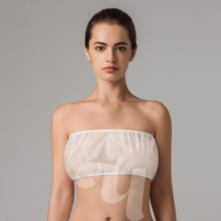 Топик спанбонд с закрытой спиной 10 шт/уп БЕЛЫЙ