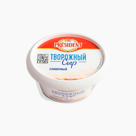 Сыр творожный President сливочный 140 гр