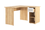 Лайт-1 Стол компьютерный 1200 угловой (дуб сонома/белый)