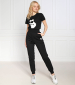 футболка ikonik 2.0 choupette Karl Lagerfeld - черный(230W1703)