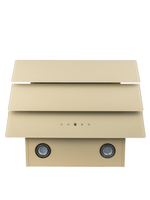 Вытяжка кухонная MACBI MТG60TL (IVORY) бежевый, D150мм, 1100м3/ч, наклонная, мотор 230Ватт, стекло 60см, сенсорное управл.