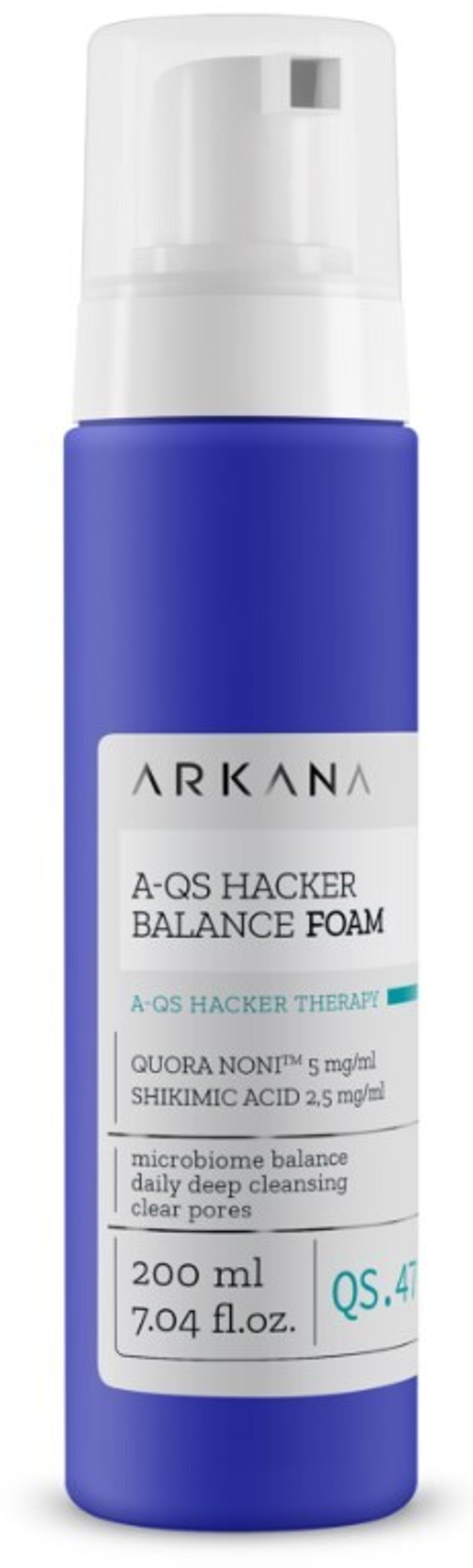 Очищающая пенка для лица, регулирующая микробиом кожи , A-QS Hacker Balance Foam , 200 мл