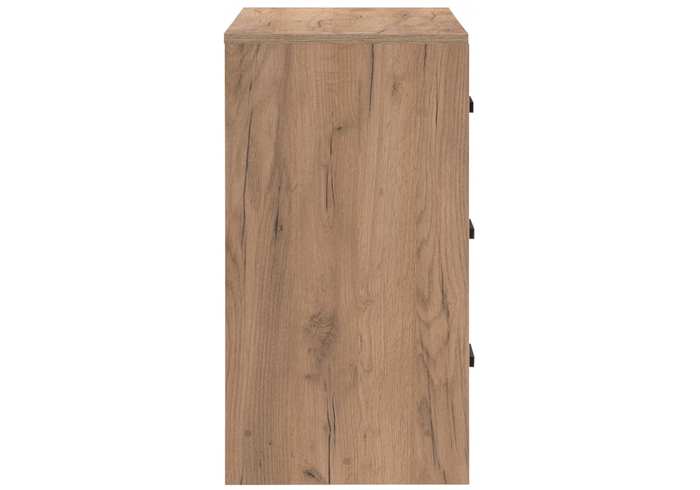 Комод Woodville Taika дуб золотой, камень темный