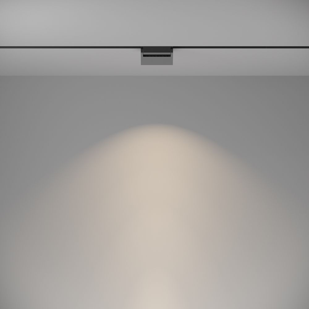 Трековый магнитный светодиодный светильник Maytoni Basis Rot Gravity TR075-2-10W4K-B