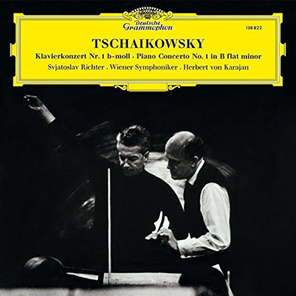 Svjatoslav Richter, Wiener Symphoniker, Herbert von Karajan / Tschaikowsky: Piano Concerto No. 1 In B Flat Minor (LP)