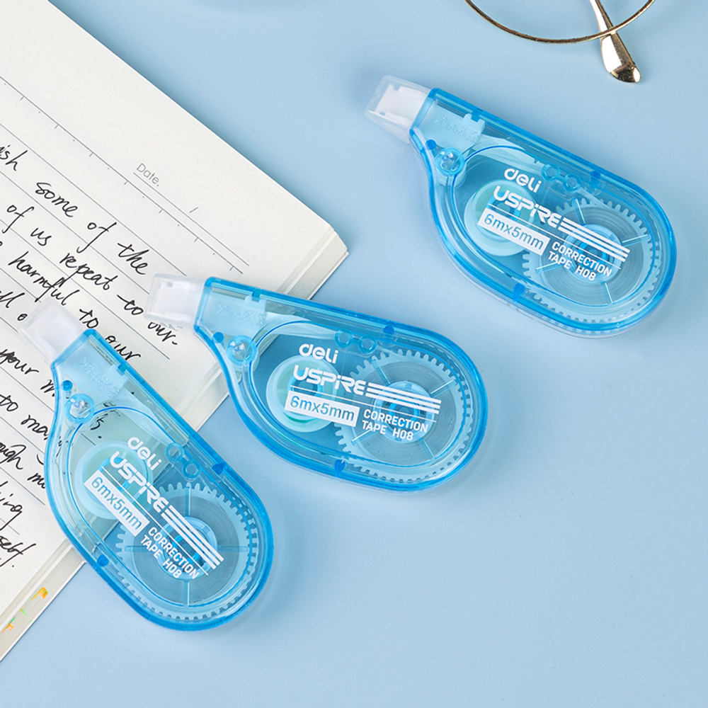 Корректирующий роллер DELI "Uspire",  5 мм х 6 м