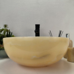 Раковина из оникса Bowl Yellow TinLip BO-62966 40*40*15 140