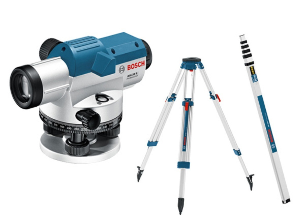 Оптический нивелир GOL 20+BT160+GR500 BOSCH 0601068402