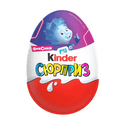 Яйцо шоколадное Kinder Фиксики 20 гр