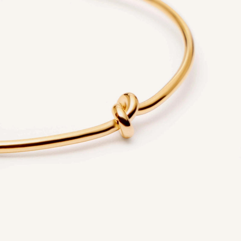 Браслет Мини Свернутый Узел – Золото