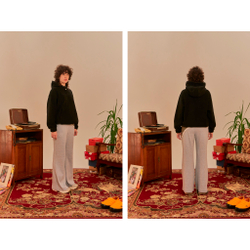 Худи Called a Garment Wrap "Black" Men's