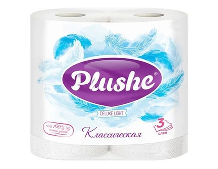 Бумага Плюше 4 рулона