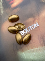 Пуговицы овальные бронзовые